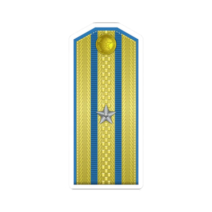 PLA kōng jūn shào xiào Type 55 (China) (Military Rank) STICKER Vinyl Kiss-Cut Decal 2 Inch White - The Sticker Space