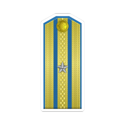 PLA kōng jūn shào xiào Type 55 (China) (Military Rank) STICKER Vinyl Kiss-Cut Decal 3 Inch White - The Sticker Space