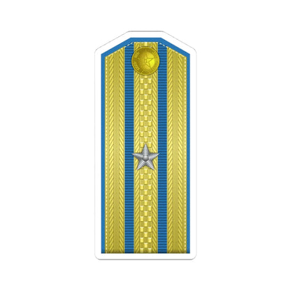 PLA kōng jūn shào xiào Type 55 (China) (Military Rank) STICKER Vinyl Kiss-Cut Decal 4 Inch White - The Sticker Space