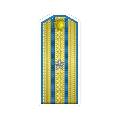 PLA kōng jūn shào xiào Type 55 (China) (Military Rank) STICKER Vinyl Kiss-Cut Decal 6 Inch White - The Sticker Space