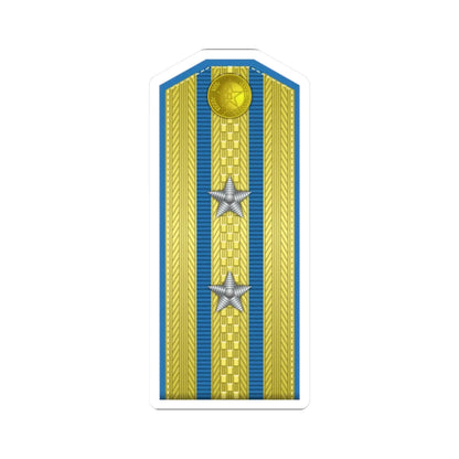 PLA kōng jūn zhōng xiào Type 55 (China) (Military Rank) STICKER Vinyl Kiss-Cut Decal 2 Inch White - The Sticker Space