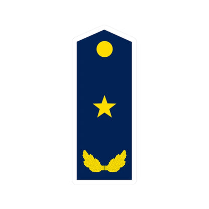 PLA Major General Air (China) (Military Rank) STICKER Vinyl Kiss-Cut Decal 2 Inch White - The Sticker Space