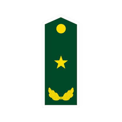 PLA Major General (China) (Military Rank) STICKER Vinyl Kiss-Cut Decal 2 Inch White - The Sticker Space