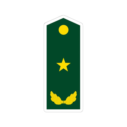 PLA Major General (China) (Military Rank) STICKER Vinyl Kiss-Cut Decal 6 Inch White - The Sticker Space