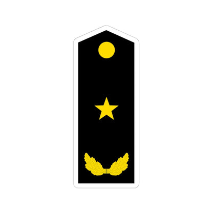 PLA Major General Navy (China) (Military Rank) STICKER Vinyl Kiss-Cut Decal 6 Inch White - The Sticker Space