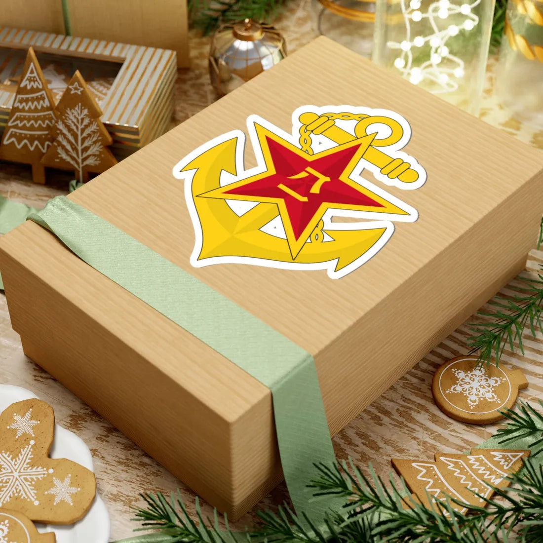 PLA Navy Emblem (China) (Coat of Arms) STICKER Vinyl Kiss-Cut Decal - The Sticker Space