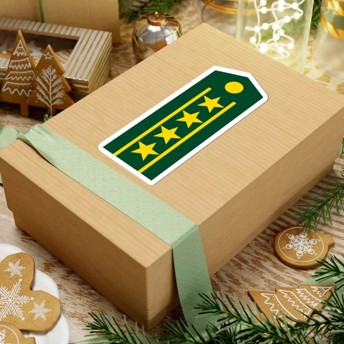 PLA Senior Colonel (China) (Military Rank) STICKER Vinyl Kiss-Cut Decal - The Sticker Space