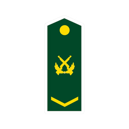 PLA Sergeant (China) (Military Rank) STICKER Vinyl Kiss-Cut Decal 2 Inch White - The Sticker Space