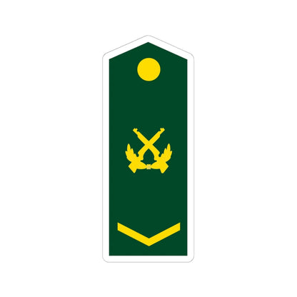 PLA Sergeant (China) (Military Rank) STICKER Vinyl Kiss-Cut Decal 6 Inch White - The Sticker Space