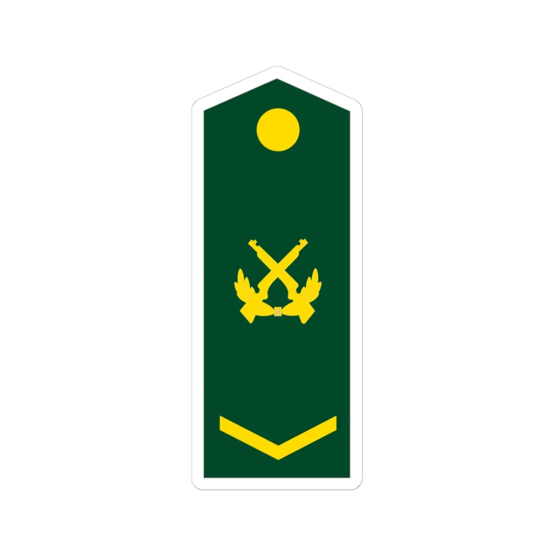 PLA Sergeant (China) (Military Rank) STICKER Vinyl Kiss-Cut Decal - The Sticker Space