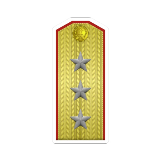 PLA shàng jiàng Type 55 (China) (Military Rank) STICKER Vinyl Kiss-Cut Decal 2 Inch White - The Sticker Space