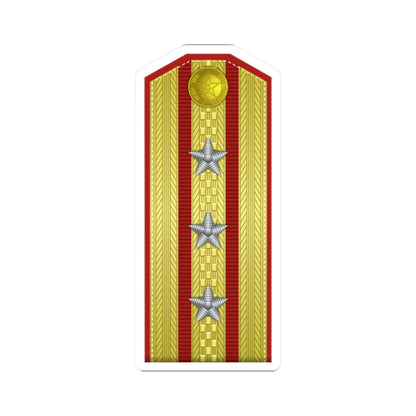 PLA shàng xiào Type 55 (China) (Military Rank) STICKER Vinyl Kiss-Cut Decal 2 Inch White - The Sticker Space