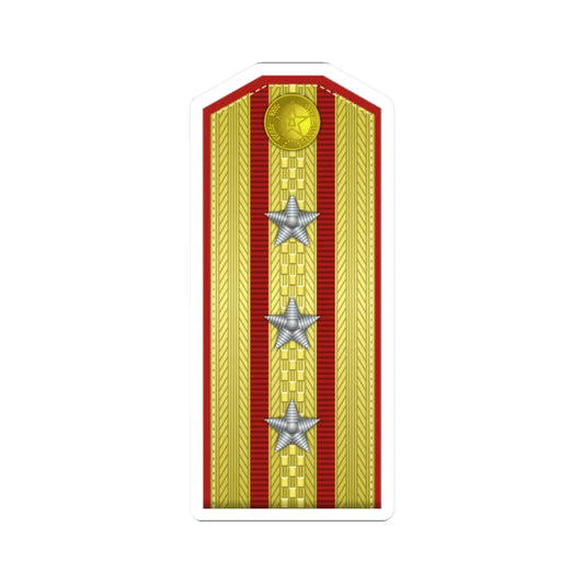 PLA shàng xiào Type 55 (China) (Military Rank) STICKER Vinyl Kiss-Cut Decal 2 Inch White - The Sticker Space