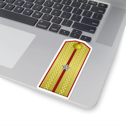 PLA shào wèi Type 55 (China) (Military Rank) STICKER Vinyl Kiss-Cut Decal - The Sticker Space