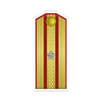 PLA shào xiào Type 55 (China) (Military Rank) STICKER Vinyl Kiss-Cut Decal - The Sticker Space