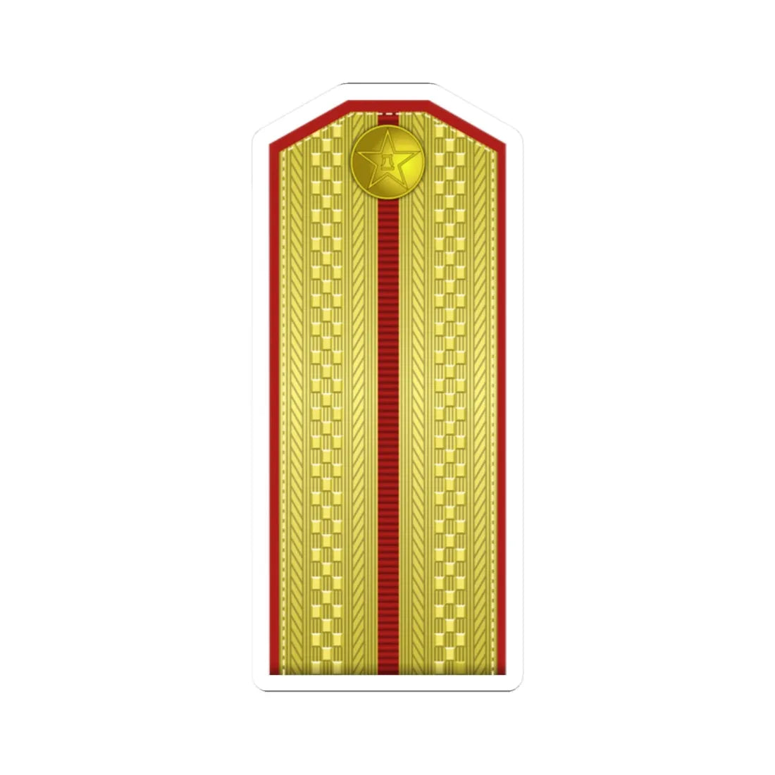 PLA zhǔn wèi Type 55 (China) (Military Rank) STICKER Vinyl Kiss-Cut Decal - The Sticker Space