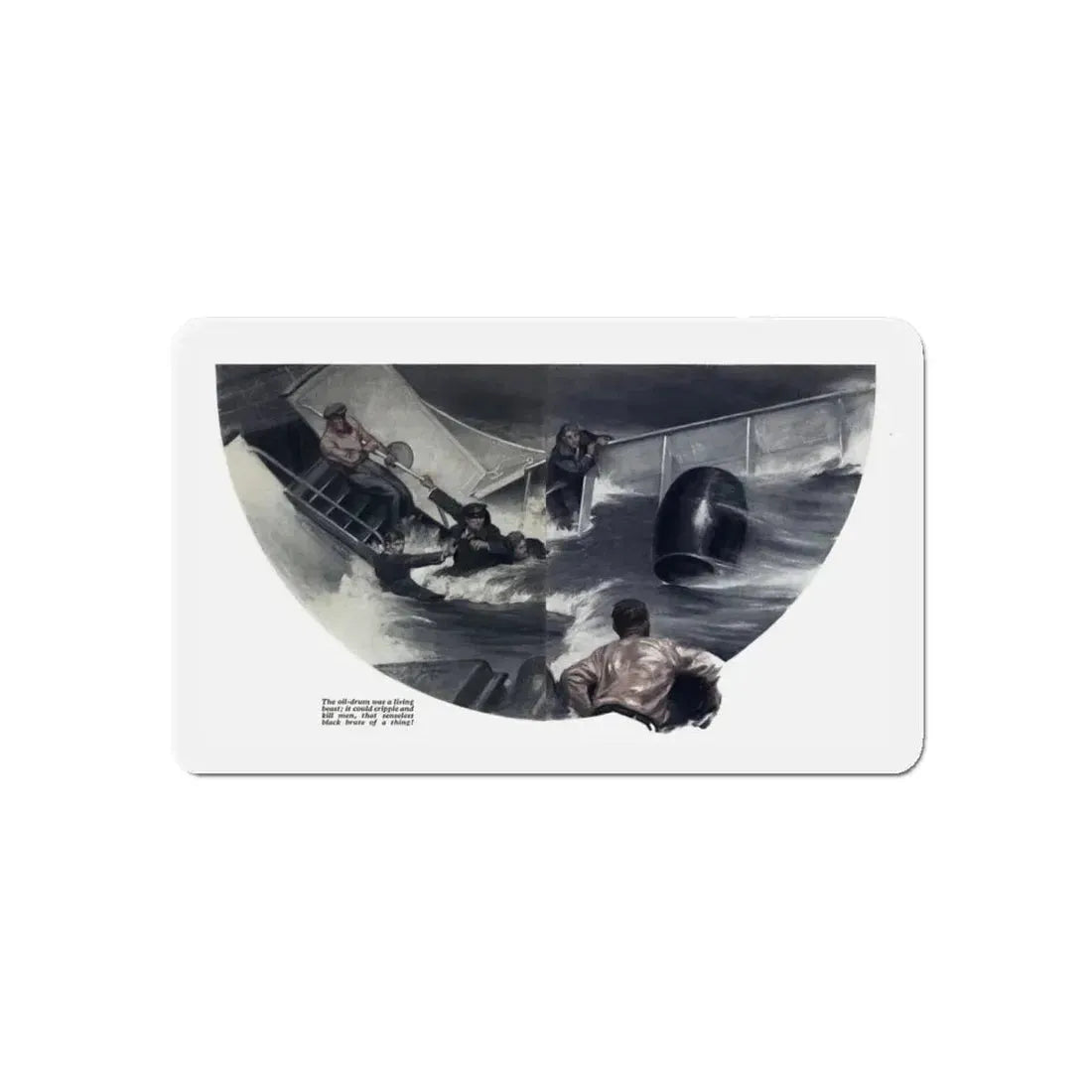 Plain Luck (2), Redbook, December 1934 (Magazine Illustration) Refrigerator Magnet - The Sticker Space