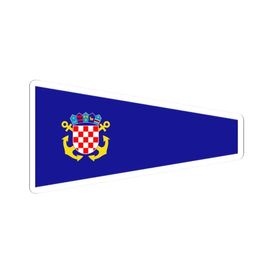 Plamenac zapovjednika flotile ratnih brodova (Croatia) STICKER Vinyl Kiss-Cut Decal 2 Inch White - The Sticker Space