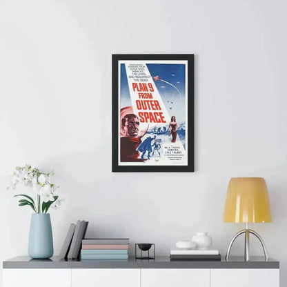 PLAN 9 FROM OUTER SPACE 1959 - Framed Movie Poster - The Sticker Space