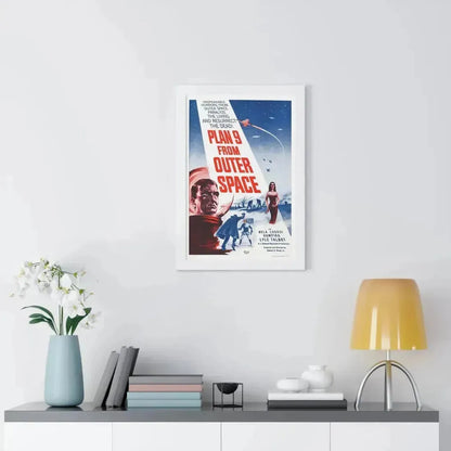 PLAN 9 FROM OUTER SPACE 1959 - Framed Movie Poster - The Sticker Space