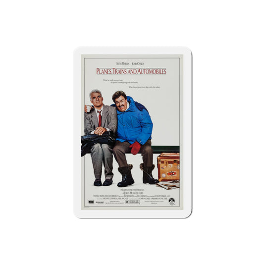 Planes, Trains & Automobiles 1987 Movie Poster Die-Cut Magnet-2" x 2"-The Sticker Space
