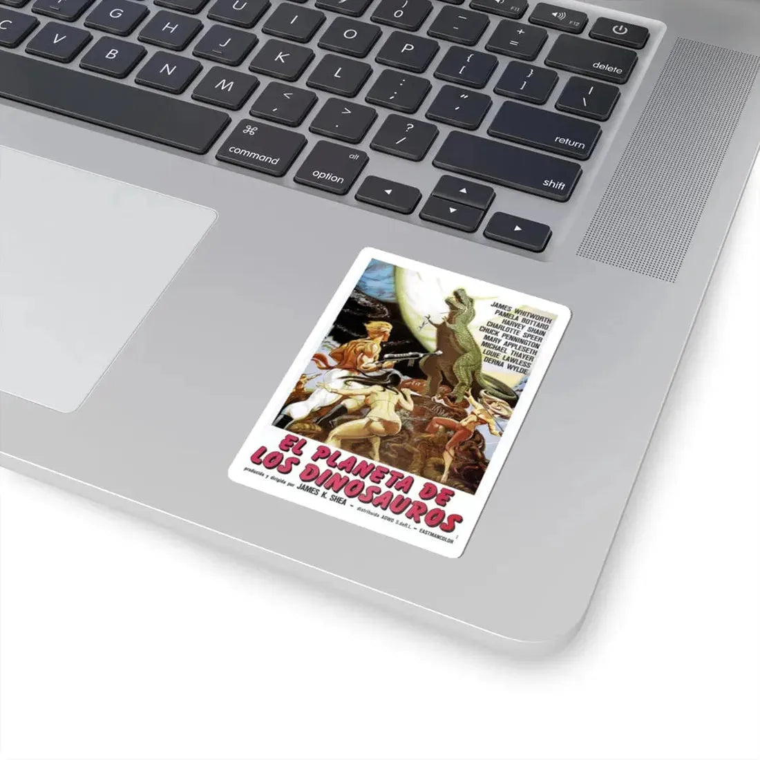 PLANET OF DINOSAURS (ITALIAN) 1977 Movie Poster - STICKER Vinyl Kiss-Cut Decal - The Sticker Space