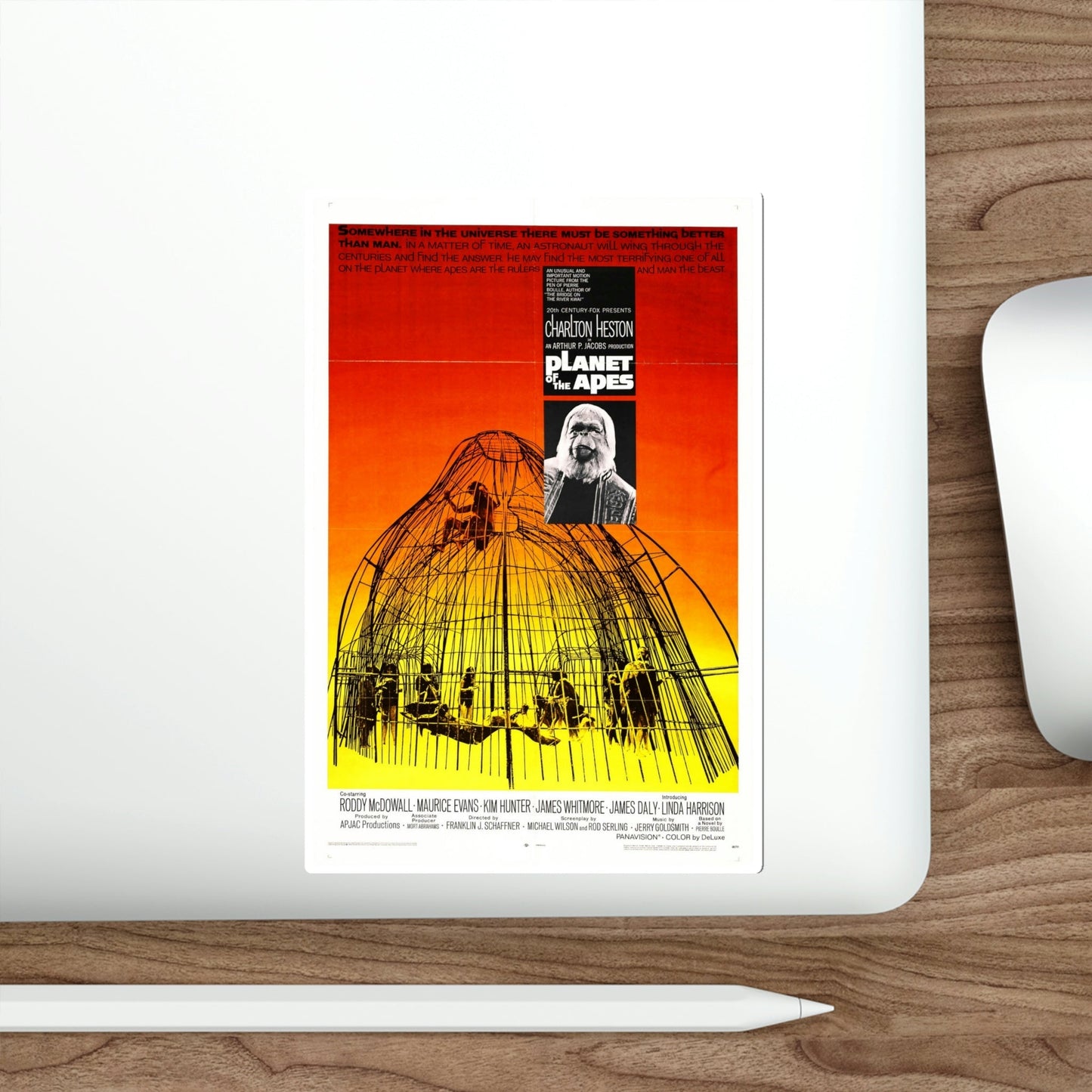 Planet of the Apes 1968 Movie Poster STICKER Vinyl Die-Cut Decal-The Sticker Space