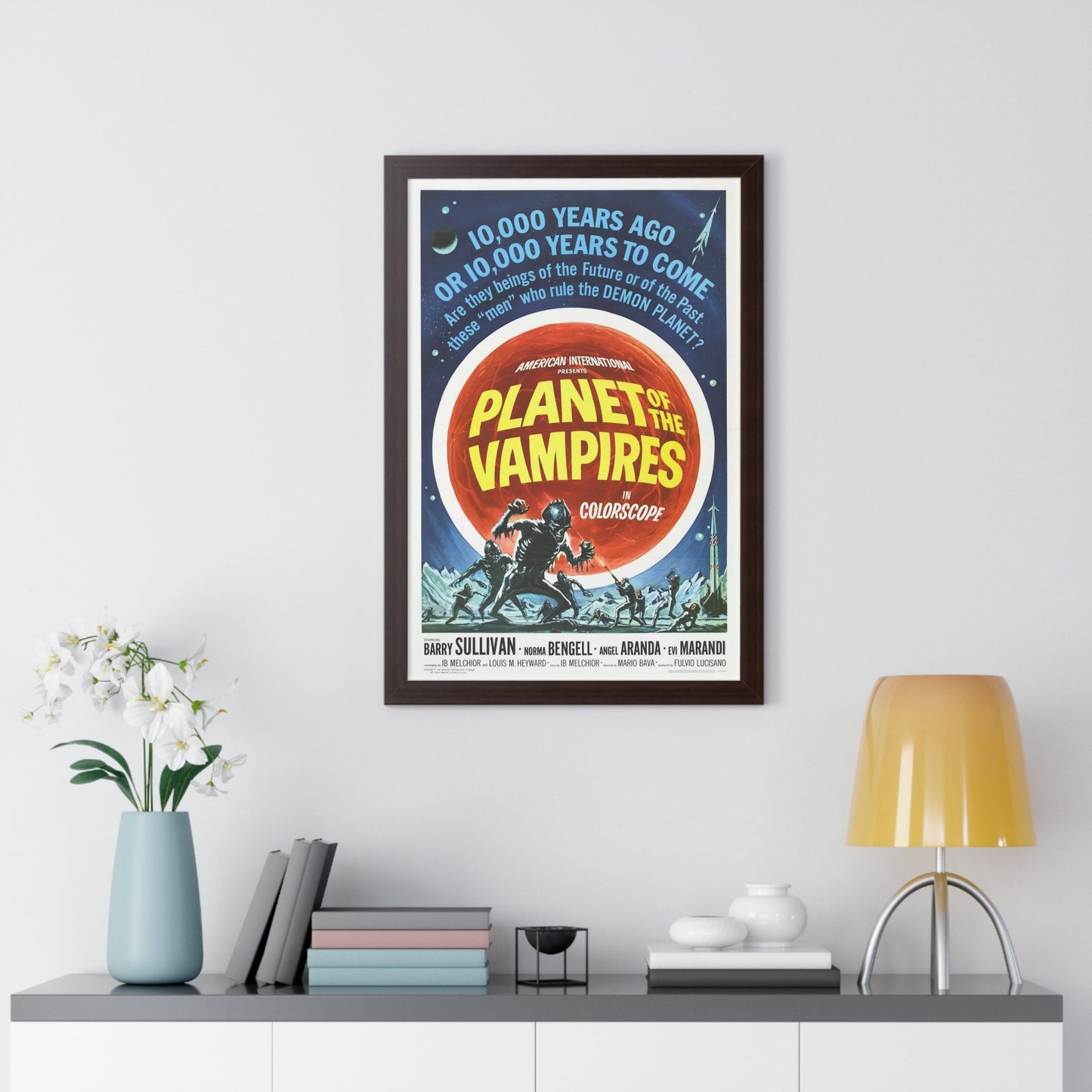 PLANET OF THE VAMPIRES 1965 - Framed Movie Poster-The Sticker Space