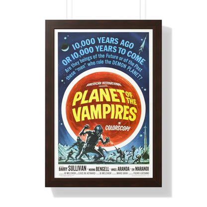 PLANET OF THE VAMPIRES 1965 - Framed Movie Poster-16″ x 24″-The Sticker Space