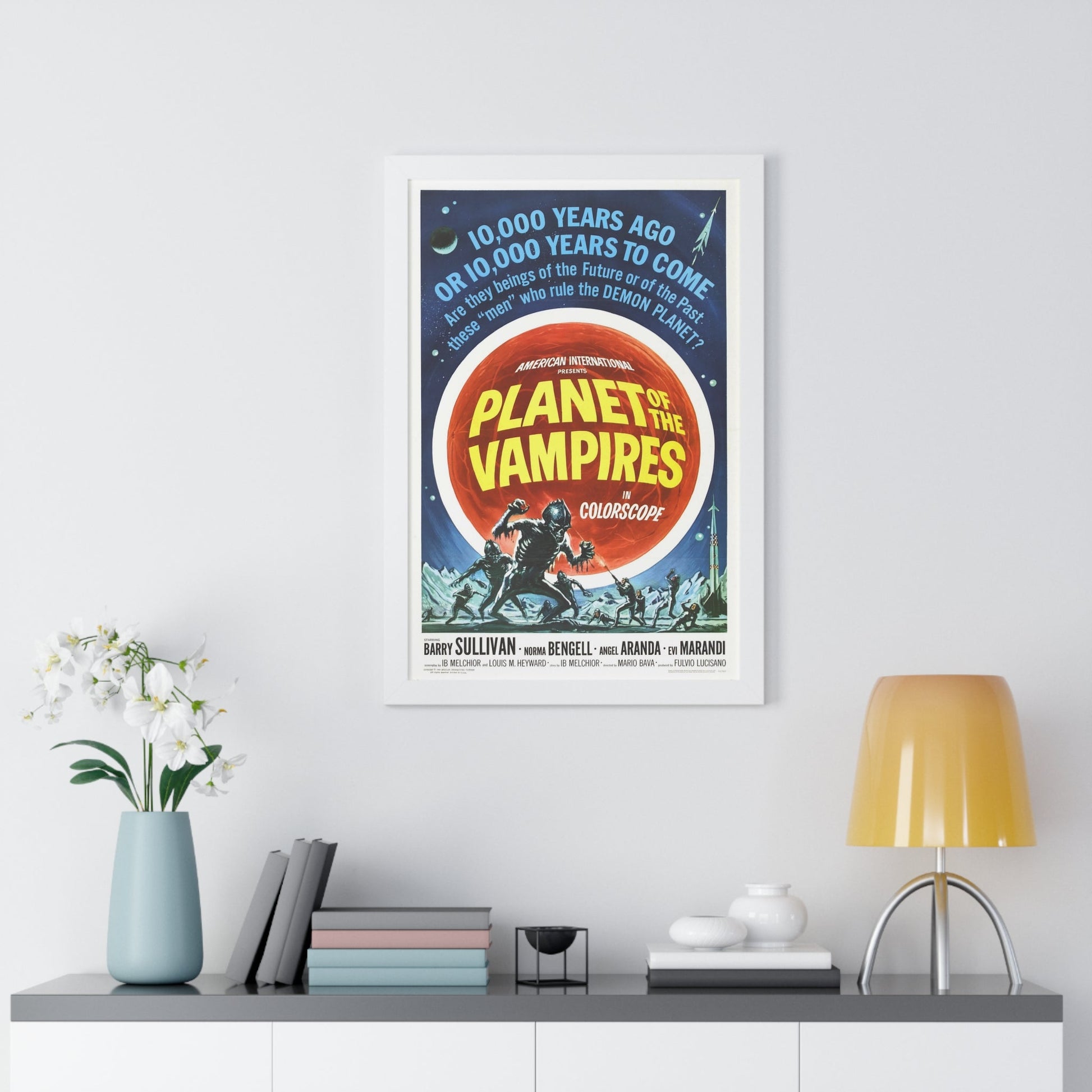 PLANET OF THE VAMPIRES 1965 - Framed Movie Poster-The Sticker Space