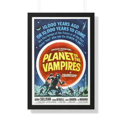 PLANET OF THE VAMPIRES 1965 - Framed Movie Poster 20" x 30" Black - The Sticker Space