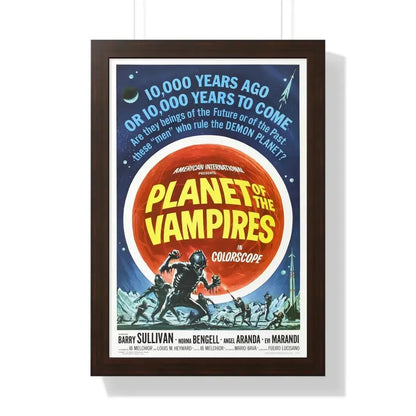 PLANET OF THE VAMPIRES 1965 - Framed Movie Poster - The Sticker Space