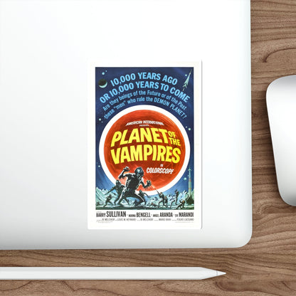 PLANET OF THE VAMPIRES 1965 Movie Poster STICKER Vinyl Die-Cut Decal-The Sticker Space