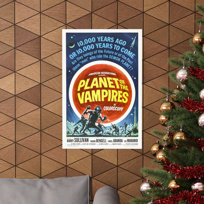 PLANET OF THE VAMPIRES 1965 - Paper Movie Poster-The Sticker Space