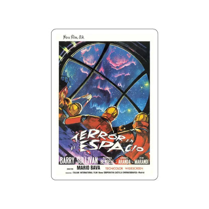 PLANET OF THE VAMPIRES (ITALIAN) 1965 Movie Poster STICKER Vinyl Die-Cut Decal 6 Inch - The Sticker Space