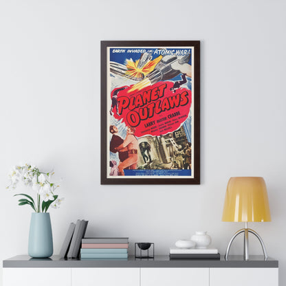 PLANET OUTLAWS 1953 - Framed Movie Poster-The Sticker Space