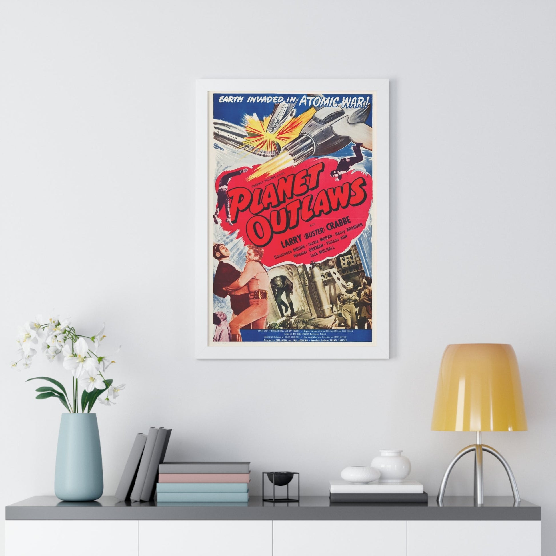 PLANET OUTLAWS 1953 - Framed Movie Poster-The Sticker Space