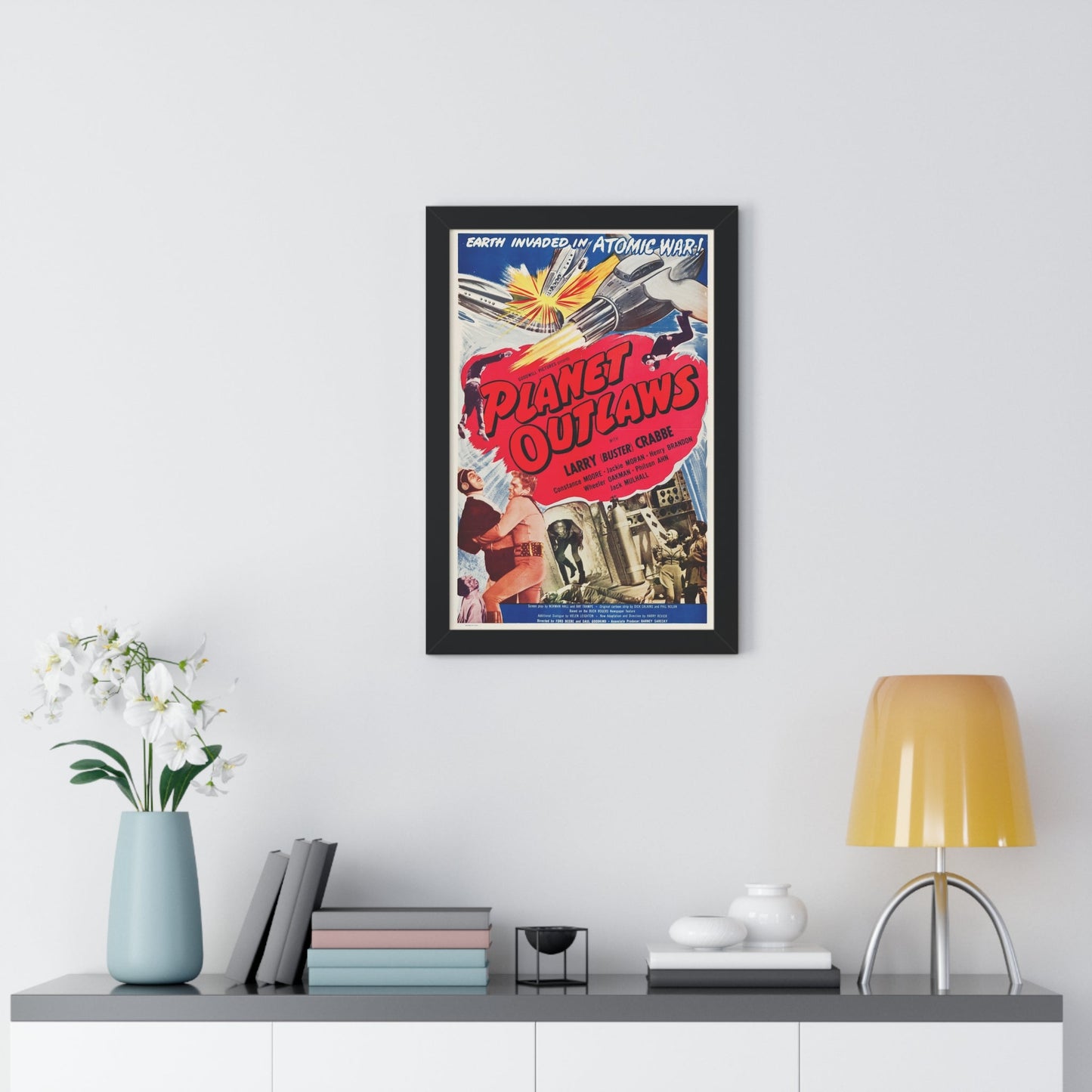 PLANET OUTLAWS 1953 - Framed Movie Poster-The Sticker Space