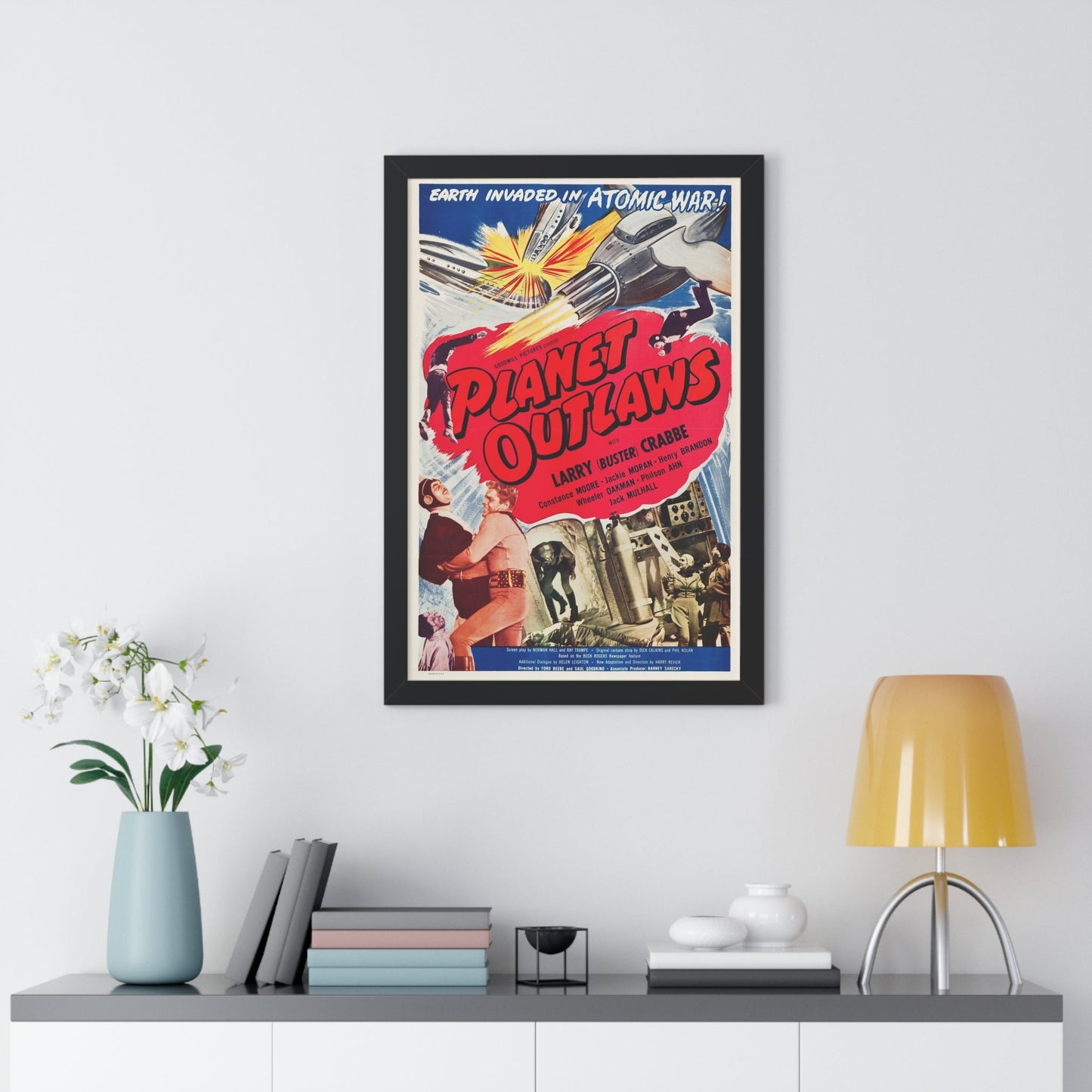 PLANET OUTLAWS 1953 - Framed Movie Poster-The Sticker Space