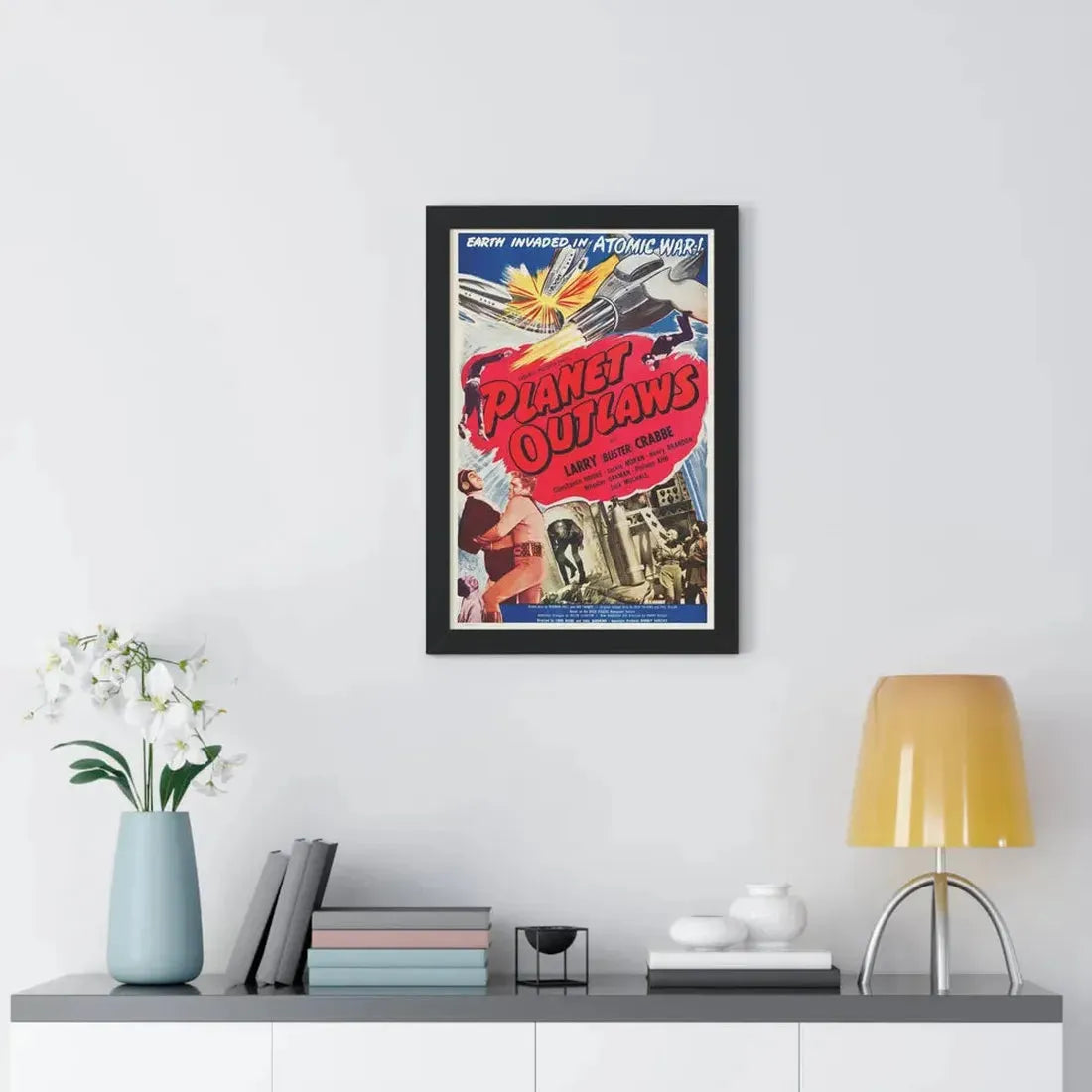 PLANET OUTLAWS 1953 - Framed Movie Poster - The Sticker Space