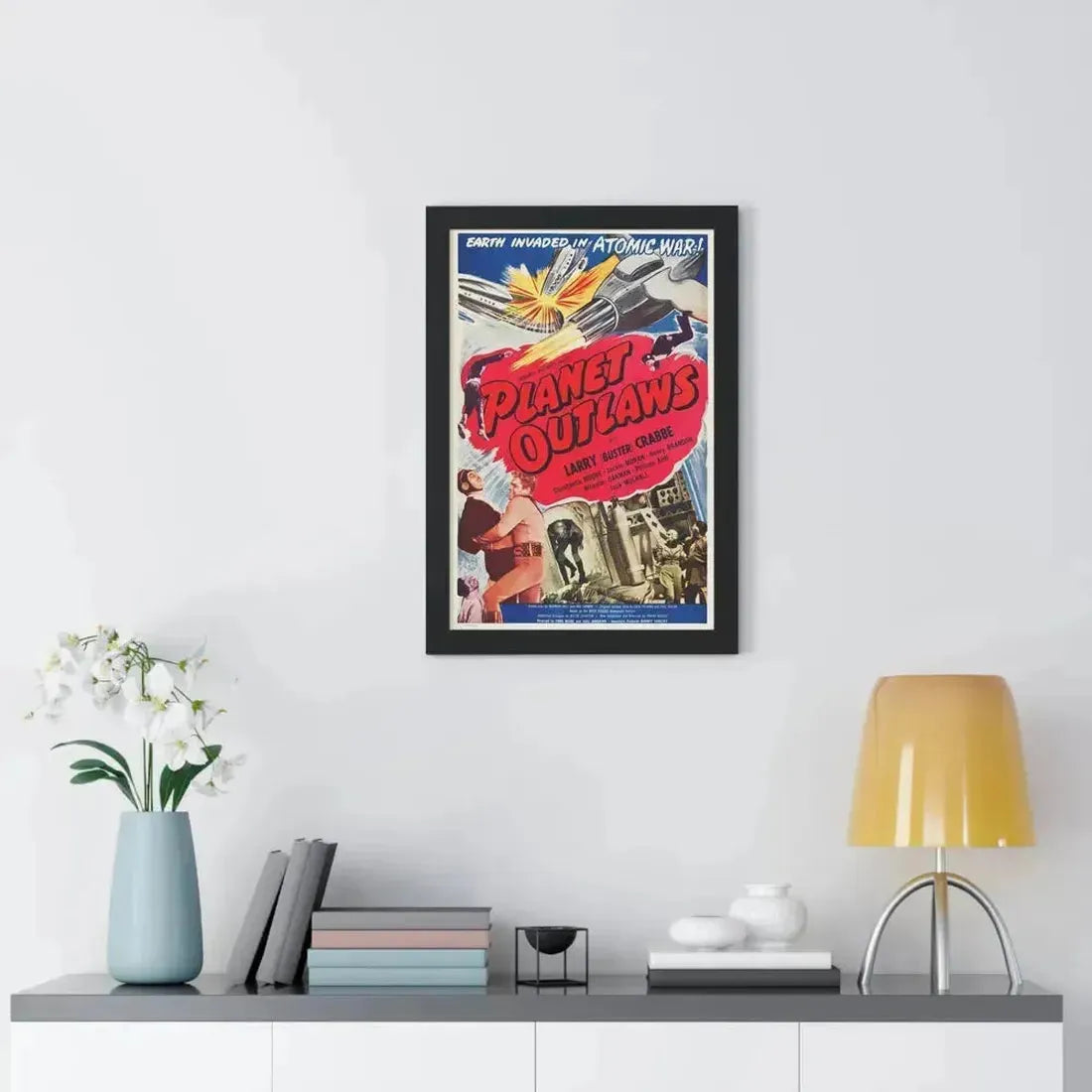 PLANET OUTLAWS 1953 - Framed Movie Poster - The Sticker Space