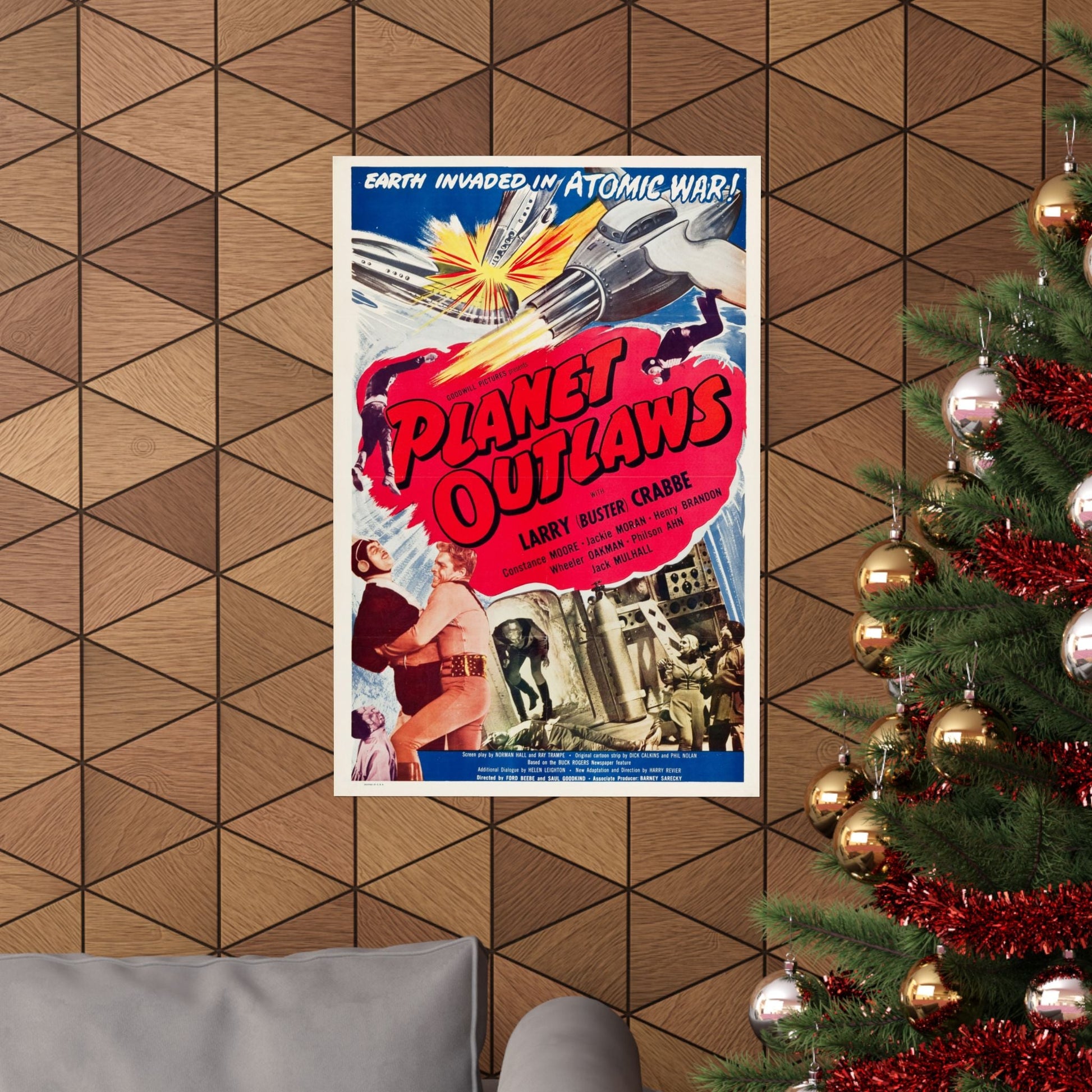 PLANET OUTLAWS 1953 - Paper Movie Poster-The Sticker Space