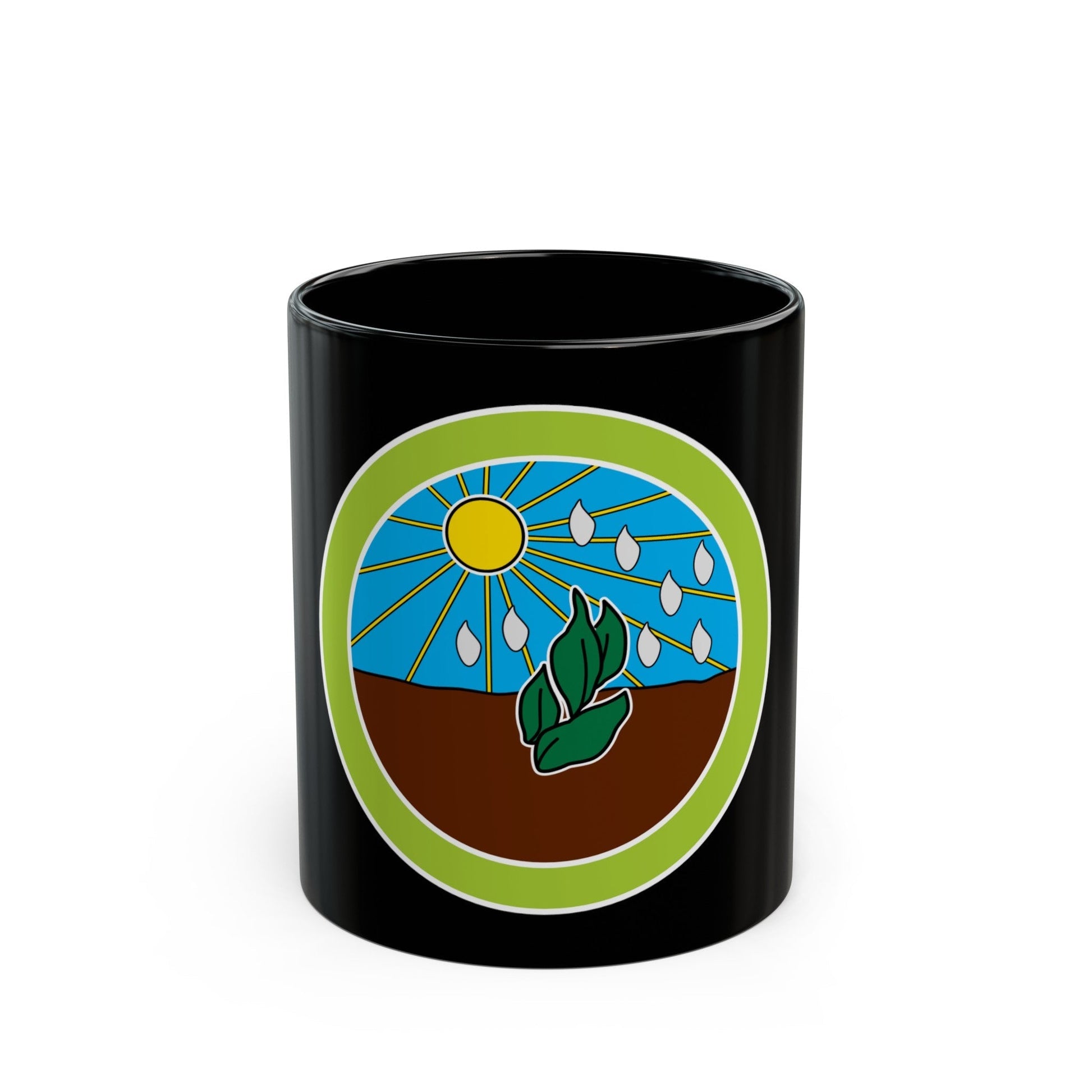 Plant Science (Boy Scout Merit Badge) Black Coffee Mug-11oz-The Sticker Space