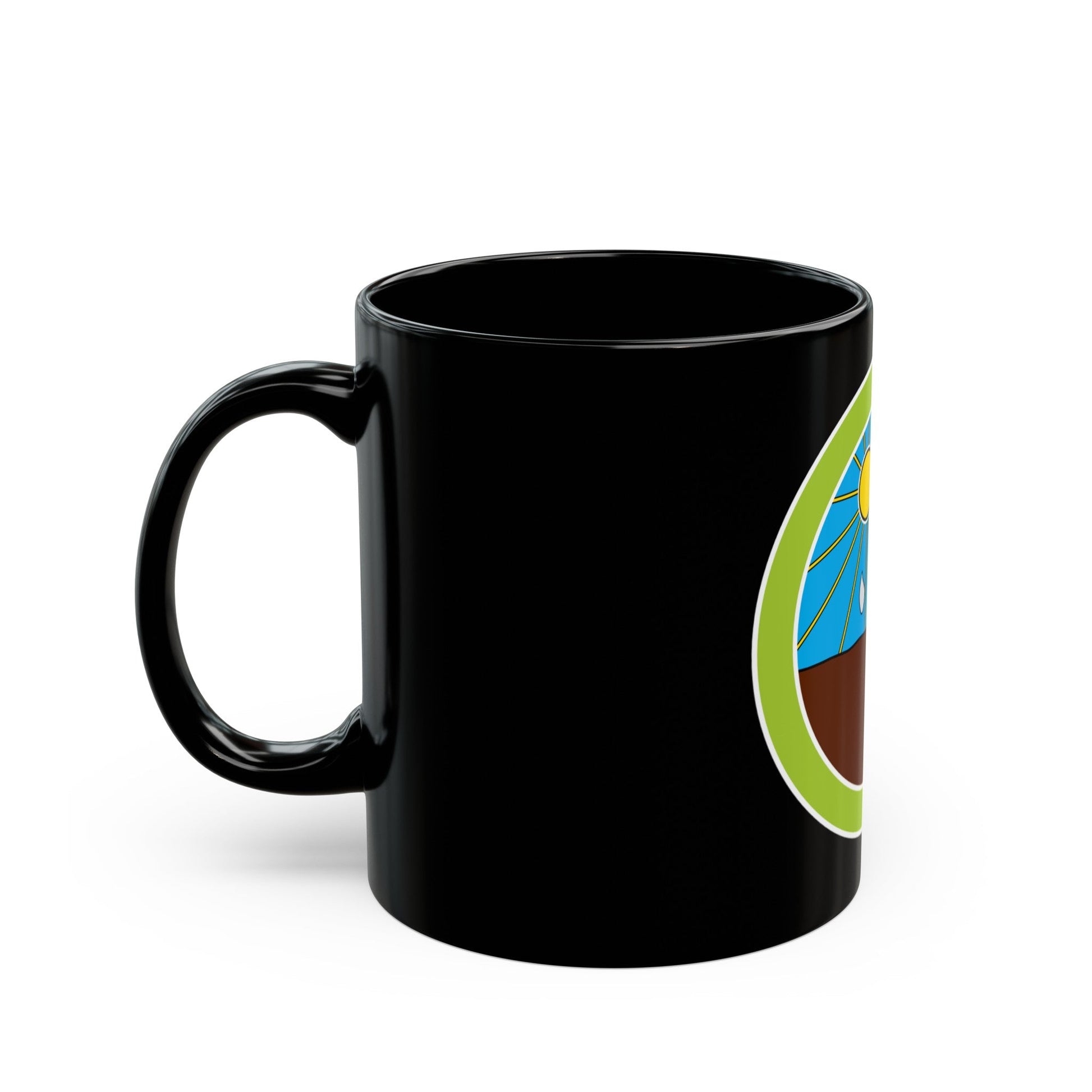 Plant Science (Boy Scout Merit Badge) Black Coffee Mug-The Sticker Space