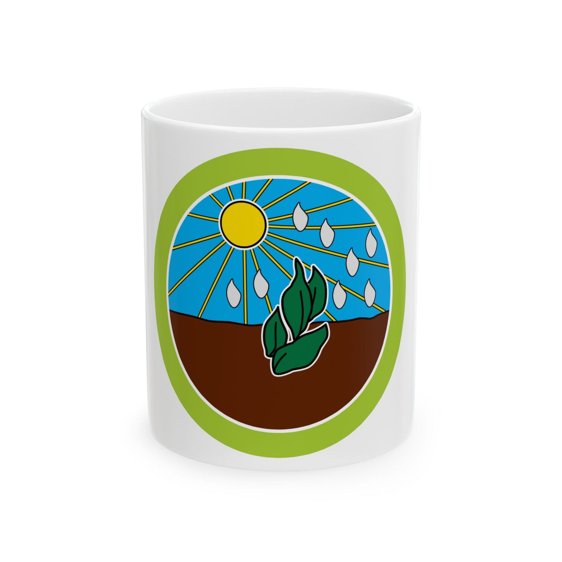 Plant Science (Boy Scout Merit Badge) White Coffee Mug-11oz-The Sticker Space