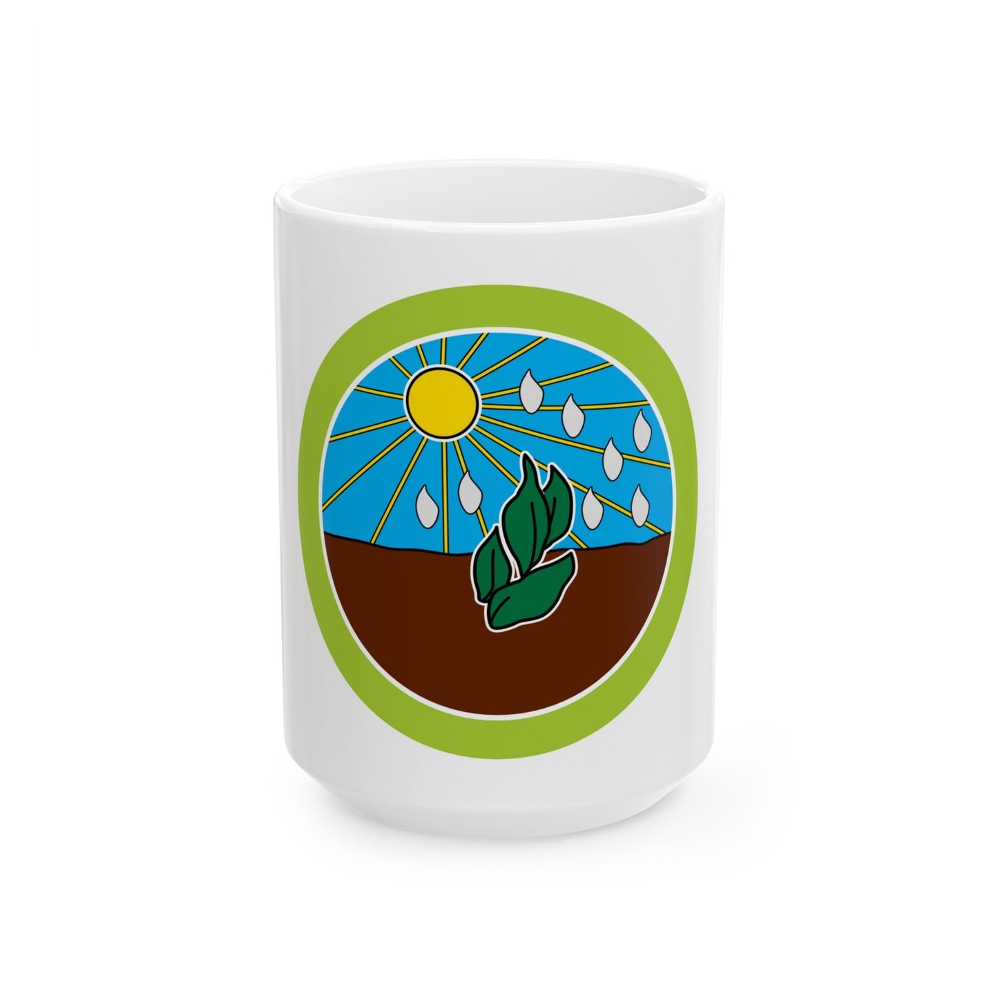 Plant Science (Boy Scout Merit Badge) White Coffee Mug-15oz-The Sticker Space