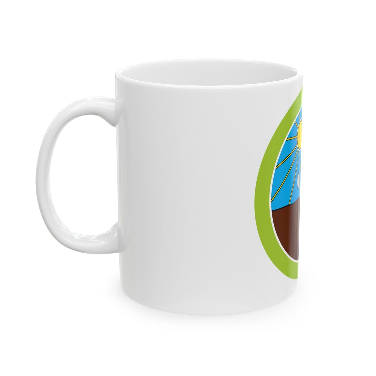 Plant Science (Boy Scout Merit Badge) White Coffee Mug-The Sticker Space