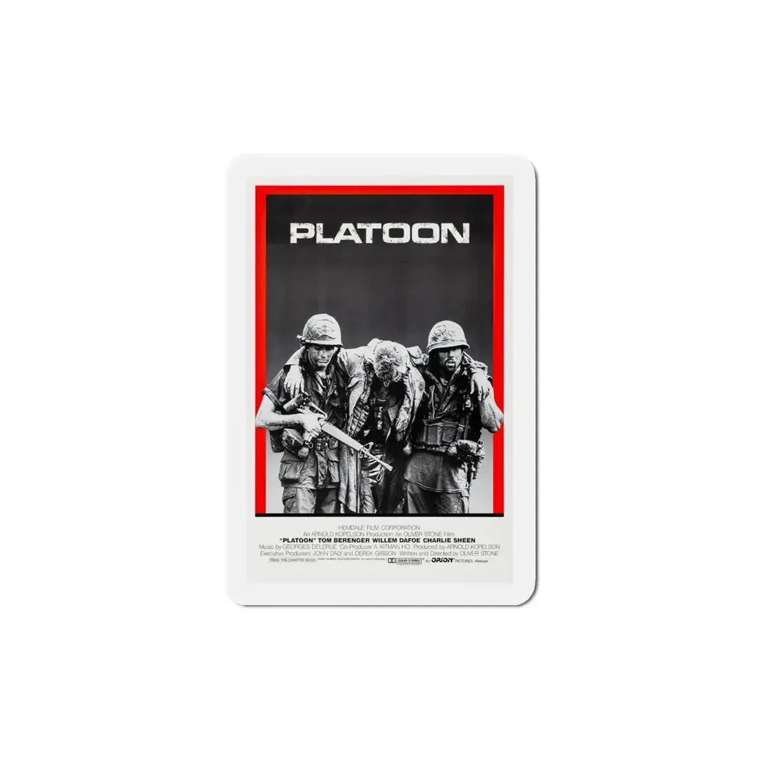 Platoon 1986 Movie Poster Refrigerator Magnet 5 Inch - The Sticker Space
