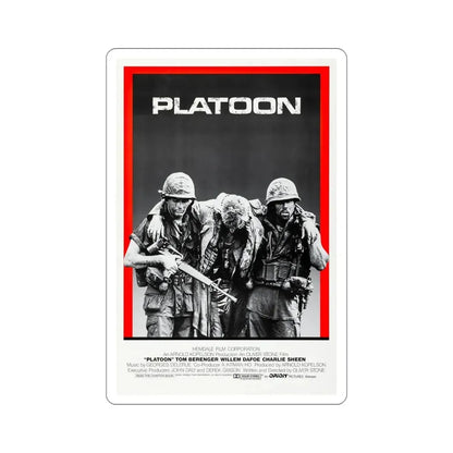 Platoon 1986 Movie Poster STICKER Vinyl Die-Cut Decal 5 Inch - The Sticker Space