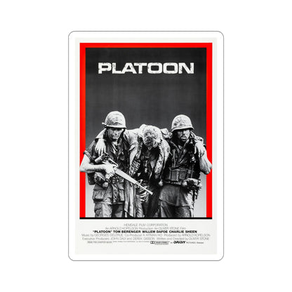 Platoon 1986 Movie Poster STICKER Vinyl Die-Cut Decal-5 Inch-The Sticker Space